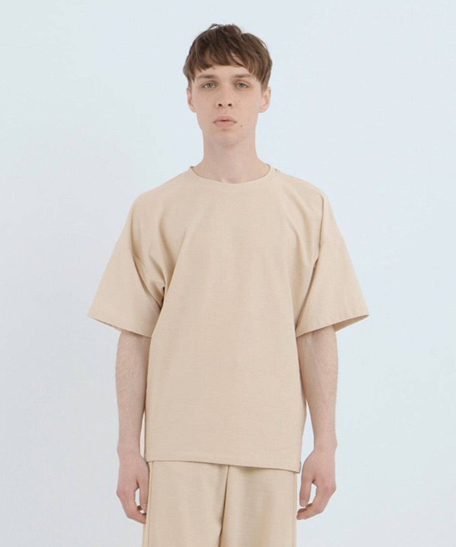 ロイヤル オーガニックコットン Tシャツ ベージュ - Foo Tokyo公式ストア