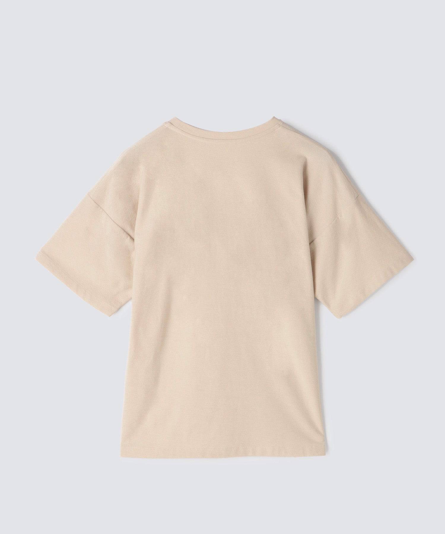ロイヤル オーガニックコットン Tシャツ ベージュ - Foo Tokyo公式ストア