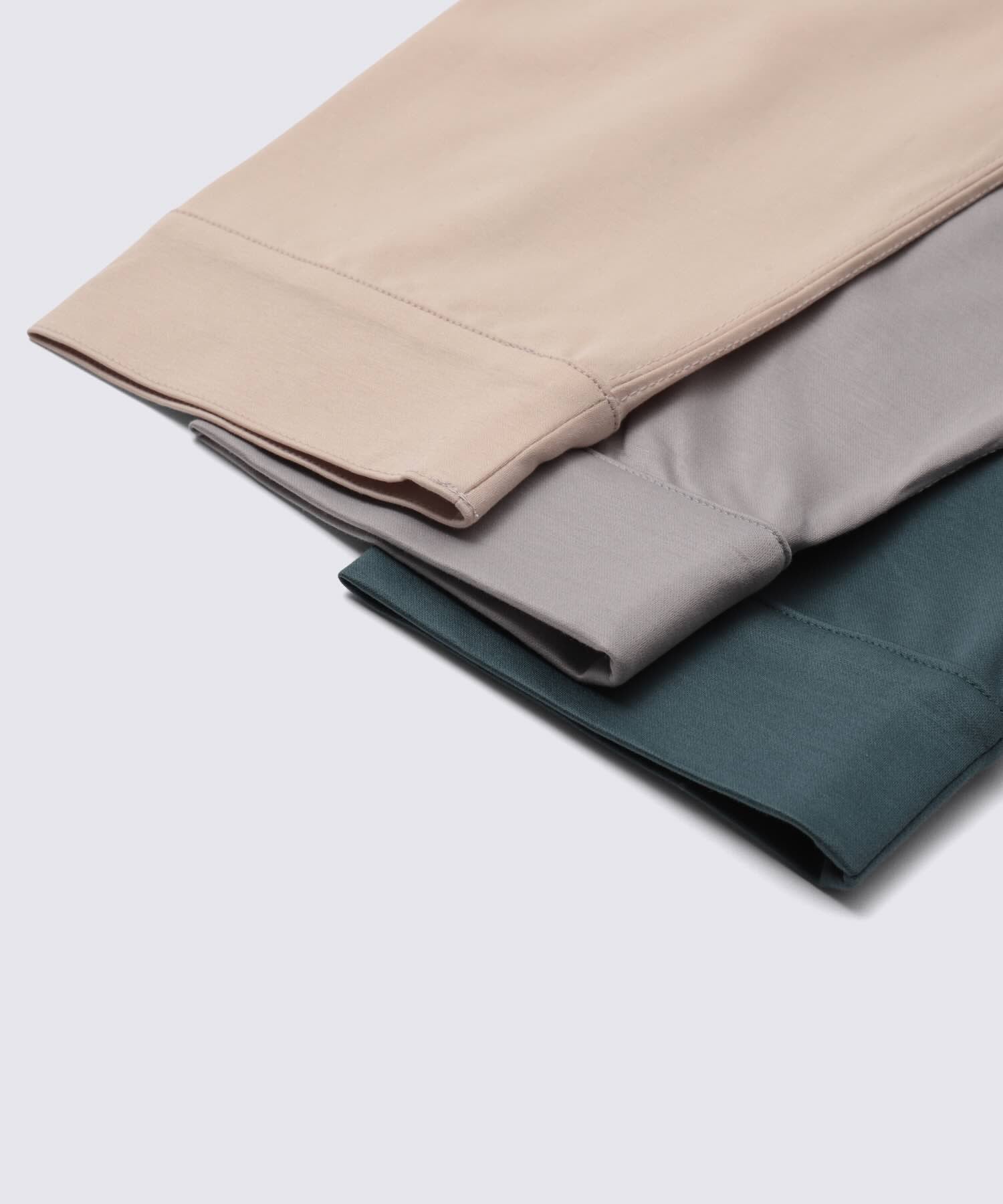 【セットアップ】シルキーコットンパジャマ シャンパンベージュ
