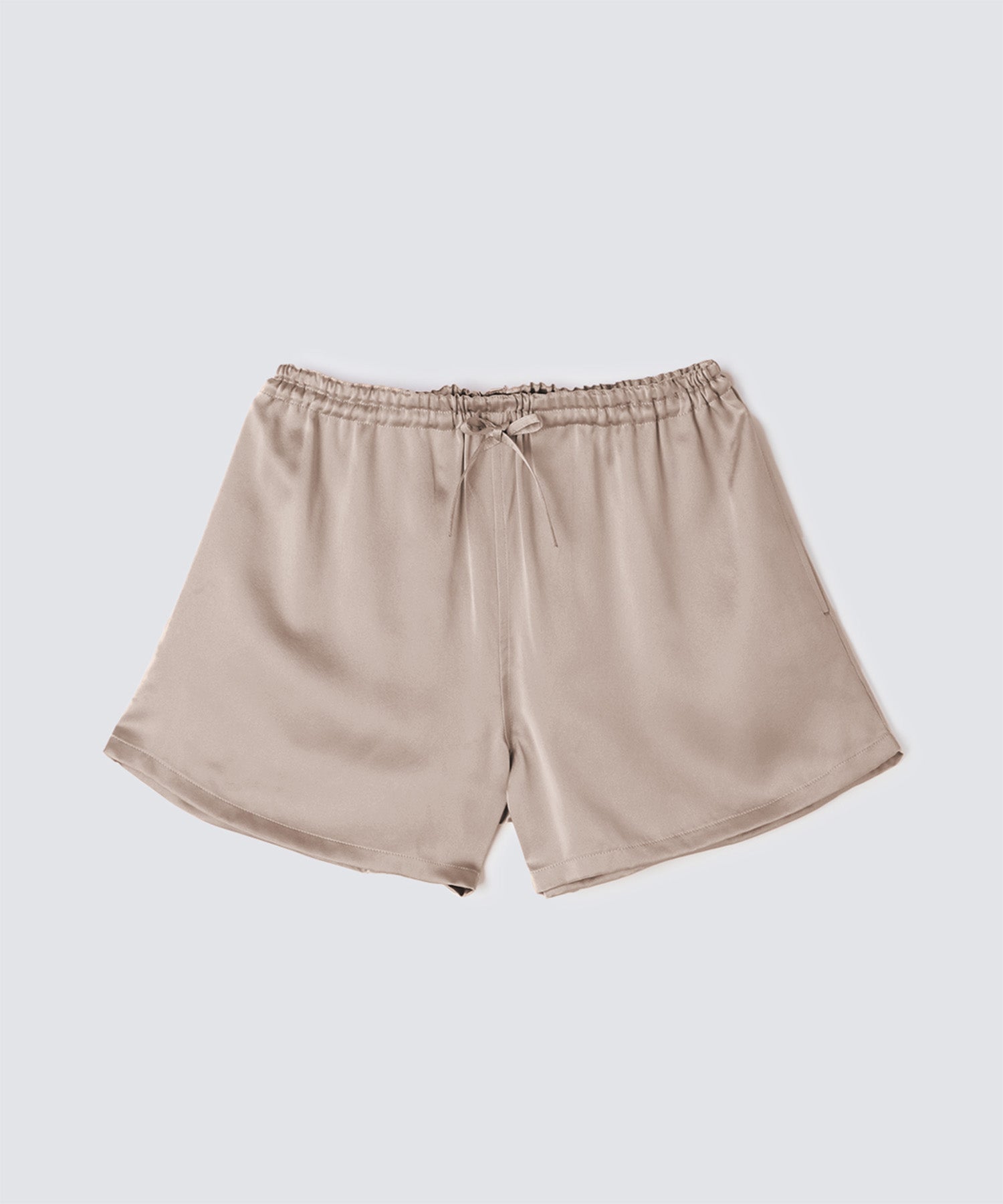 シルクショートパンツ ピンクベージュ