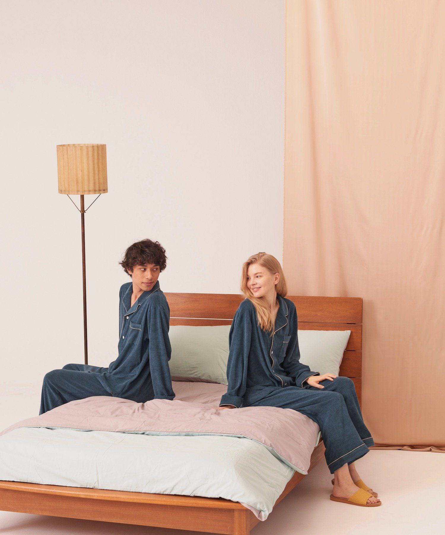 【ボトムス】コットンパジャマ ターコイズ - Foo Tokyo公式ストア